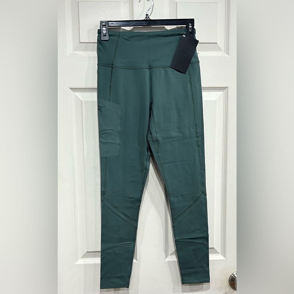 Arc’teryx Women's XL Rho Bottom Baselayer Boxcar Green NWT Perfformance Stretch